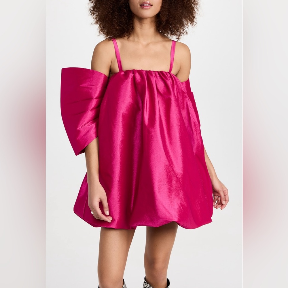 Kiki Vargas Karen Bow Detail Mini Dress - Picture 2 of 6